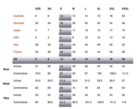 chanel dress size chart|chanel size chart uk.